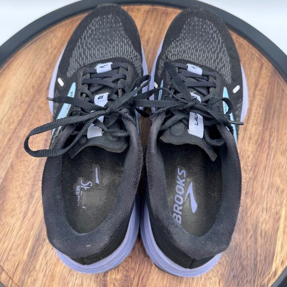 BROOKS Launch 9 Black/Blue Women's Size 8.5 Running Shoes Sneakers 1203731B060 - Picture 6 of 12